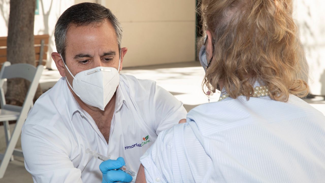 Seniors were vaccinated Feb. 19 through a partnership between the city of Irvine and MemorialCare (Photo courtesy of the city of Irvine)