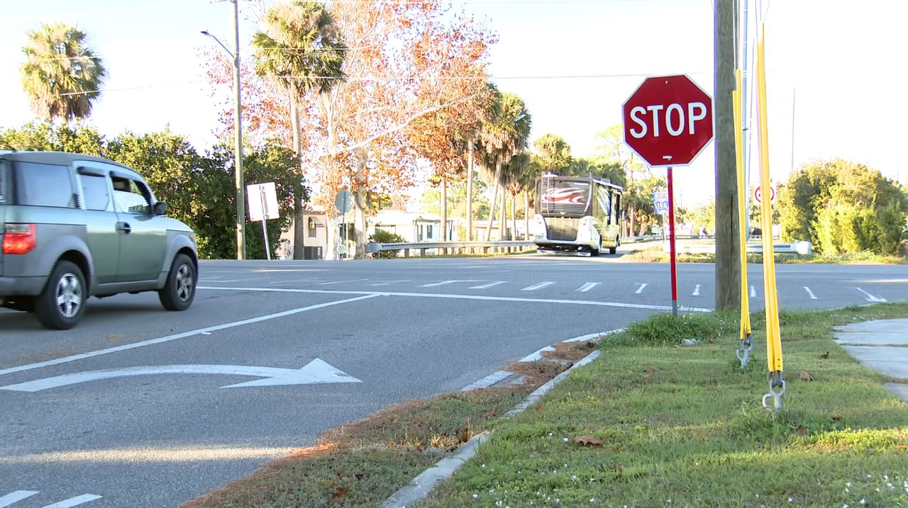 Left turn challenging at Eustis area intersection