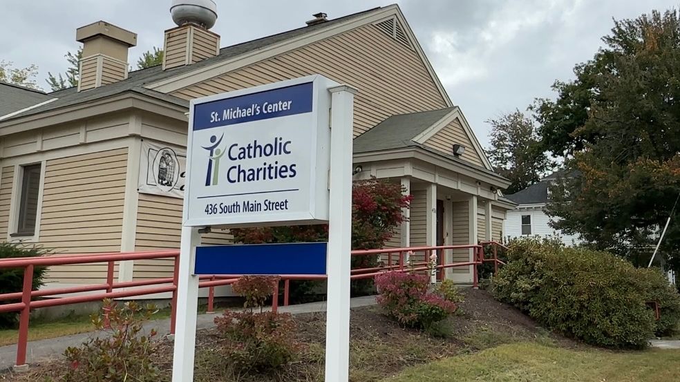 The Brewer office of Catholic Charities Maine will help 150 refugees settle in northern Maine over the next 12 months. (Spectrum News/Susan Cover)