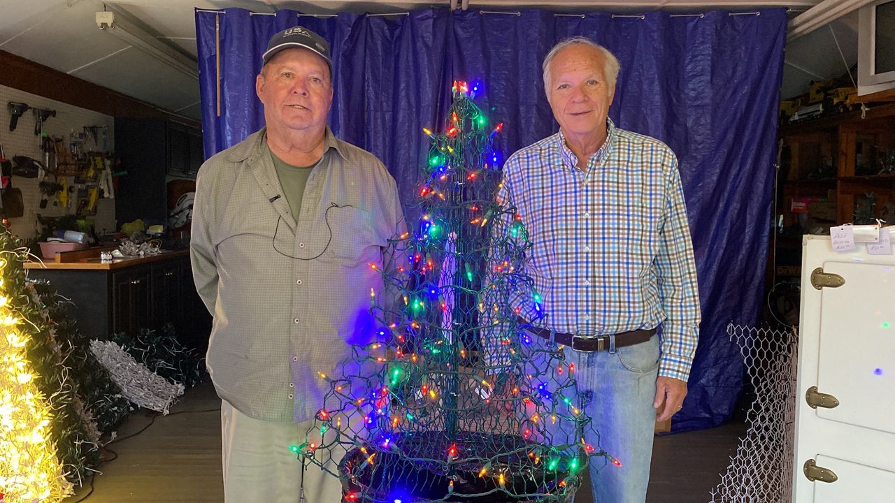 Crab Pot Christmas Trees