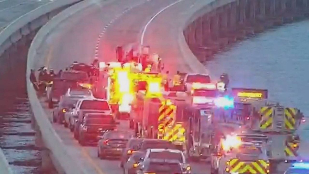 Northbound Lanes Of Sunshine Skyway Closed Due To Crash