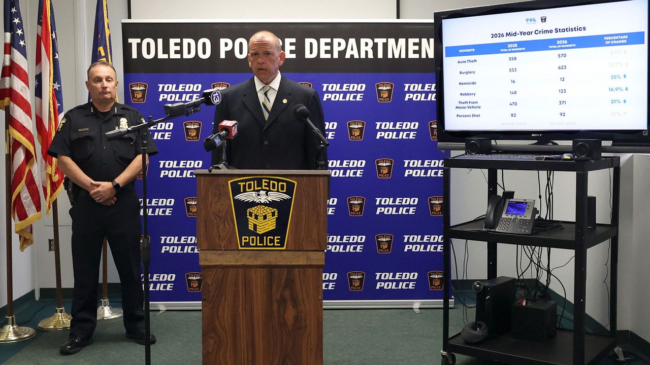 Toledo mid-year crime stats show improvement, more to work on