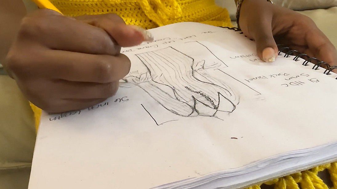 Teen crochets to one day help third-world countries