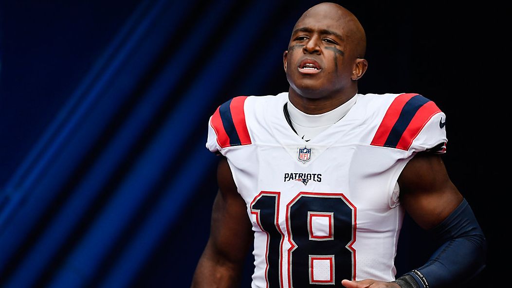 New England Patriots' Matthew Slater (18) walks to the field for the second half of an NFL football game against the Buffalo Bills on Nov. 1, 2020, in Orchard Park, N.Y. Slater announced his retirement on Tuesday, Feb. 20, 2024, in a letter posted on the team’s website and social media accounts, saying he had “given all that I possibly can to respect and honor the game.” (AP Photo/Adrian Kraus, File)