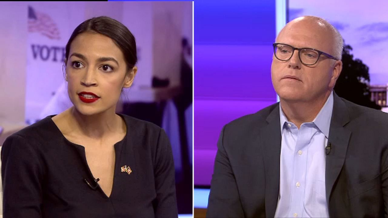 Democratic primary debate Crowley vs. Ocasio Cortez Part 1