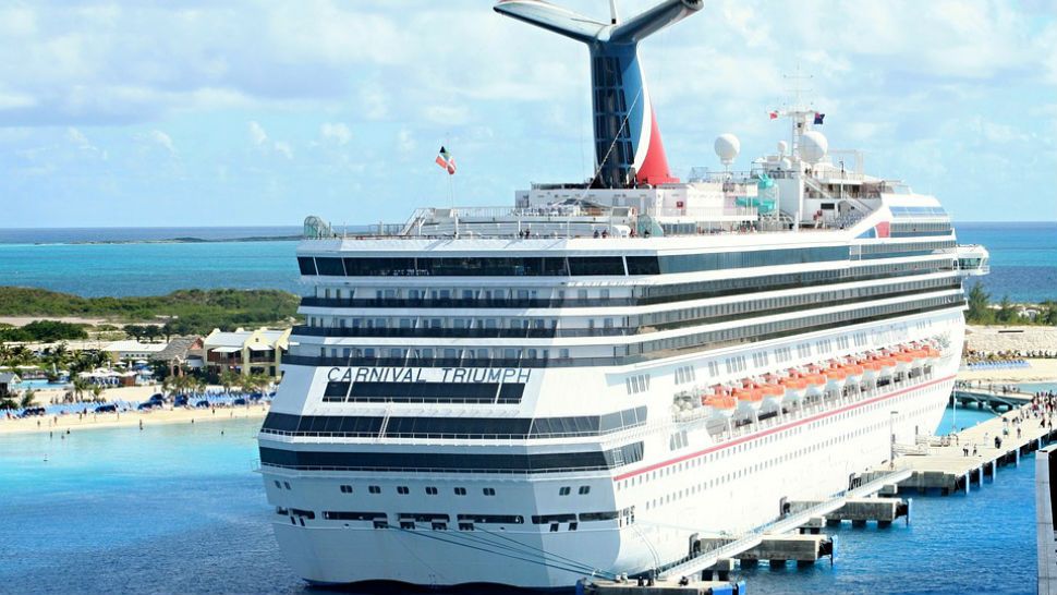 File photo of a Carnival Cruise Triumph. 