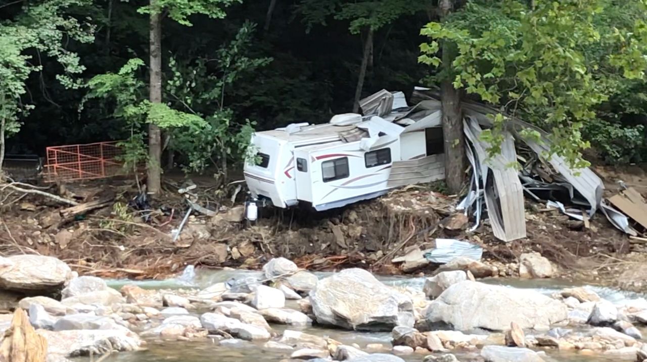 Flash flooding in Haywood County on Aug. 16 and 17 killed seven people along the Pigeon River.