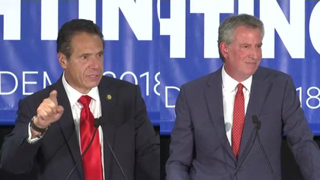 cuomo, de blasio, medicaid, budget gap 