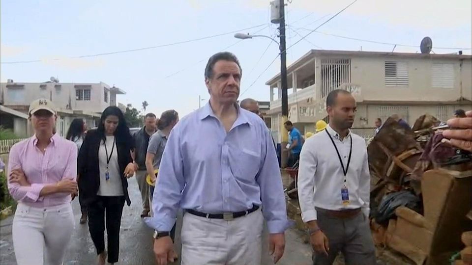 Gov. Cuomo in Puerto Rico