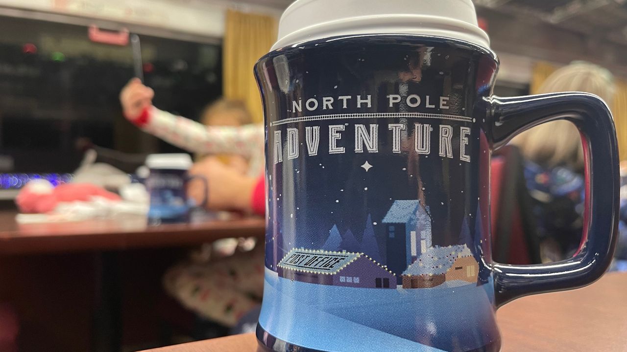 North Pole Adventure runs along Cuyahoga Valley Scenic Railway. 