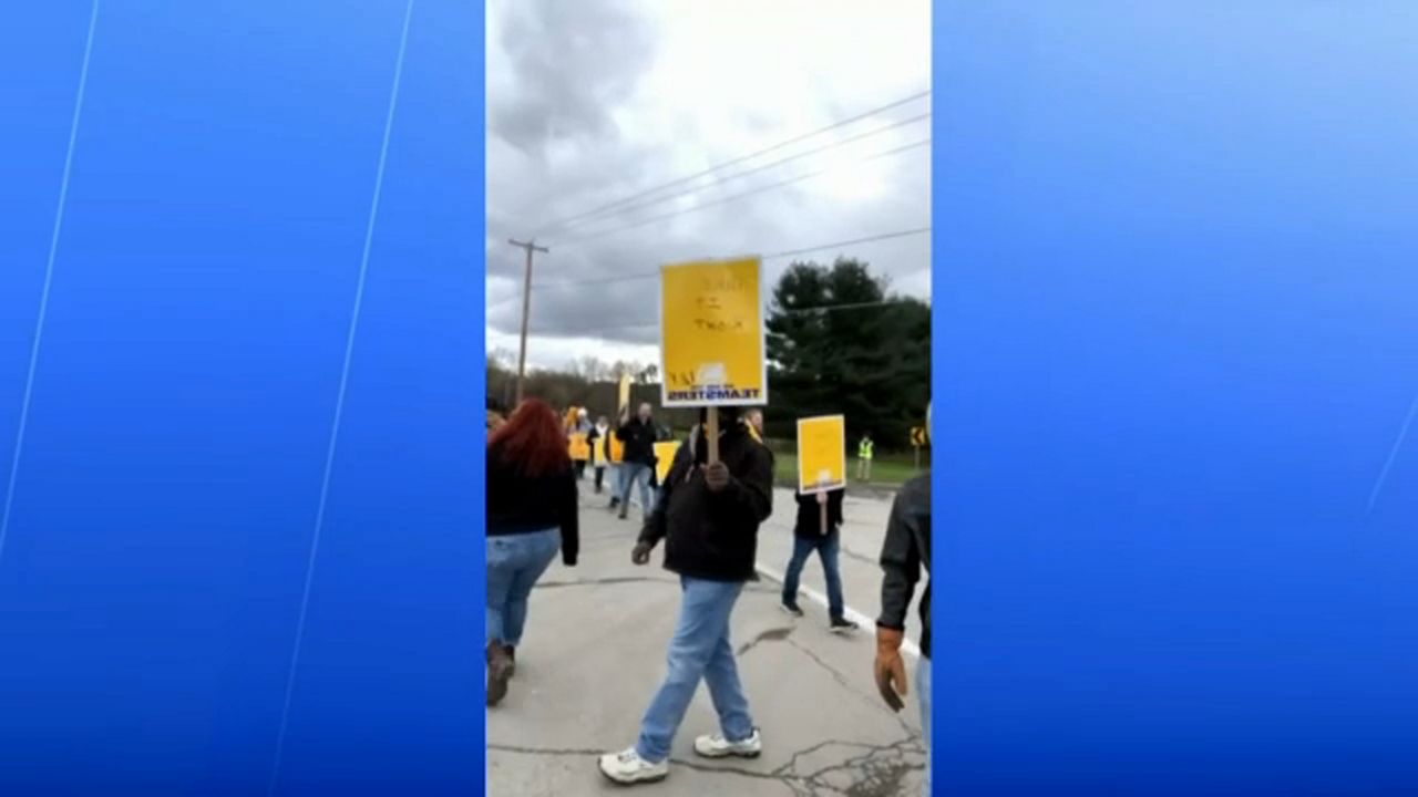 Workers at Friendship Dairy Plant in Allegany County strike