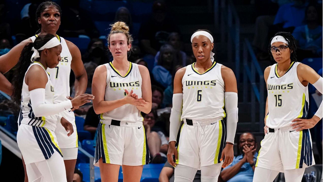 WNBA team the Dallas Wings. (AP)