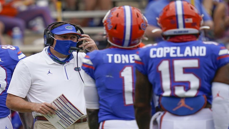 Gators head football coach Dan Mullen said his initial positive result was confirmed by a second test. 