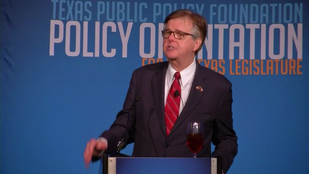 Texas Lt. Gov. Dan Patrick appears in a file image. (Spectrum News 1/FILE)