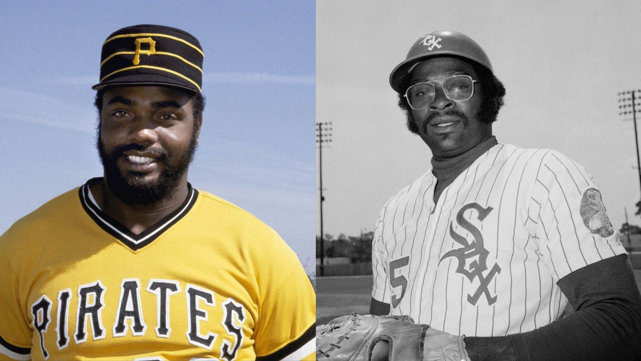 Dave Parker, Pittsburgh Pirates outfielder in 1982 and and Dick Allen, first baseman, Chicago White Sox, 1973. (AP Photo)(AP Photo)