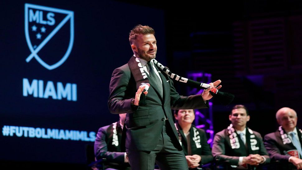 David Beckham expressed relief that his long quest to bring a Major League Soccer franchise to Miami had finally come to fruition.CreditLynne Sladky/Associated Press