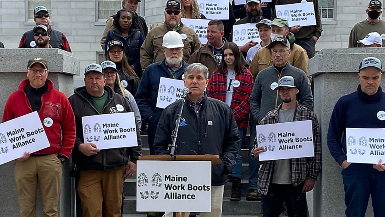 David Hughes of the Scarborough Sanitary District, shown here at the State House last year, continues to have concerns about how municipal sludge will be handled moving forward. (Susan Cover / Spectrum News Maine)