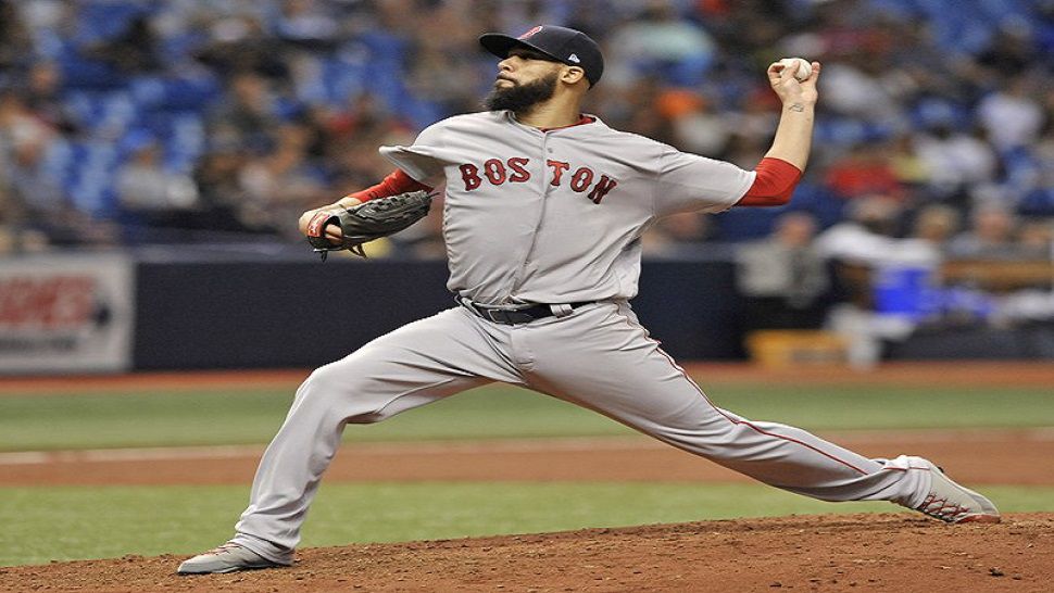 Boston Red Sox starter David Price pitches to a Tampa Bay Rays batter during the third inning of a baseball game Wednesday, May 23, 2018, in St. Petersburg, Fla. (AP Photo/Steve Nesius)