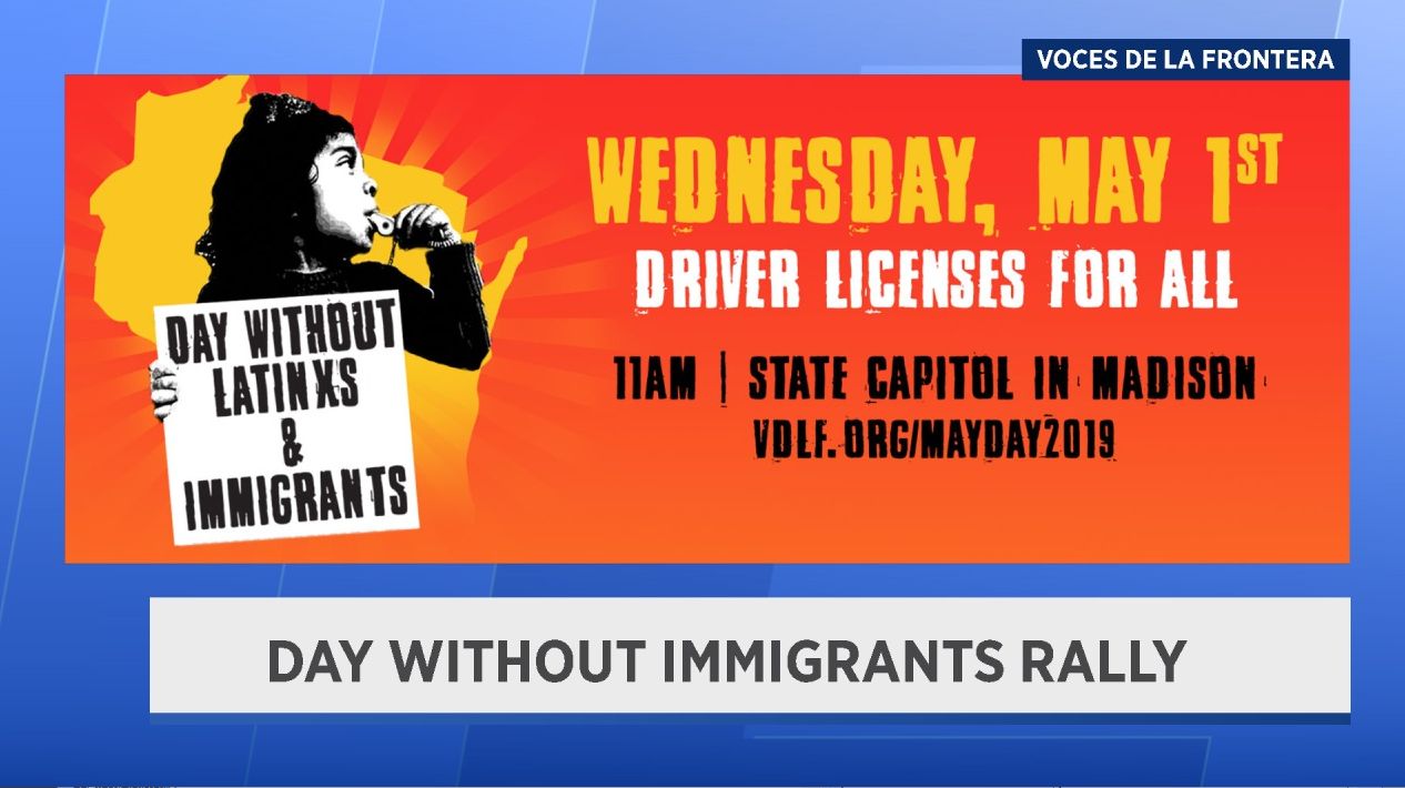 Day Without Immigrants rally in Madison