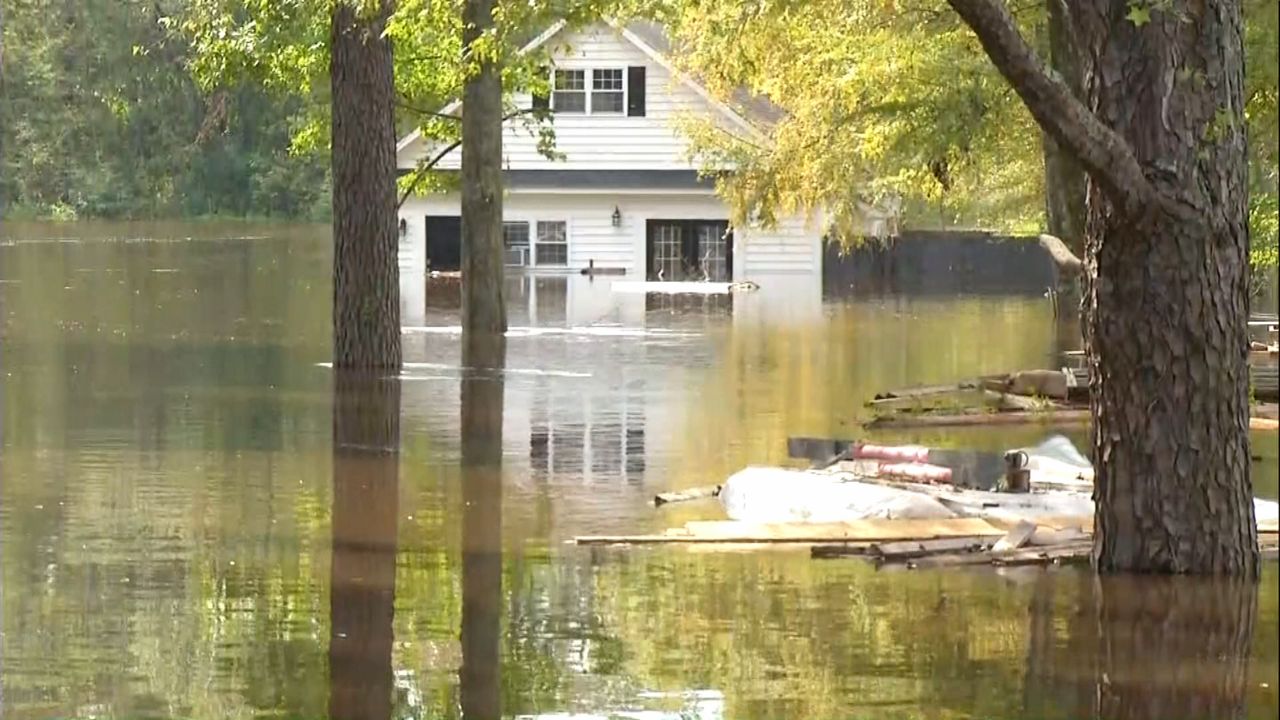 Flooding caused by Hurricane Florence