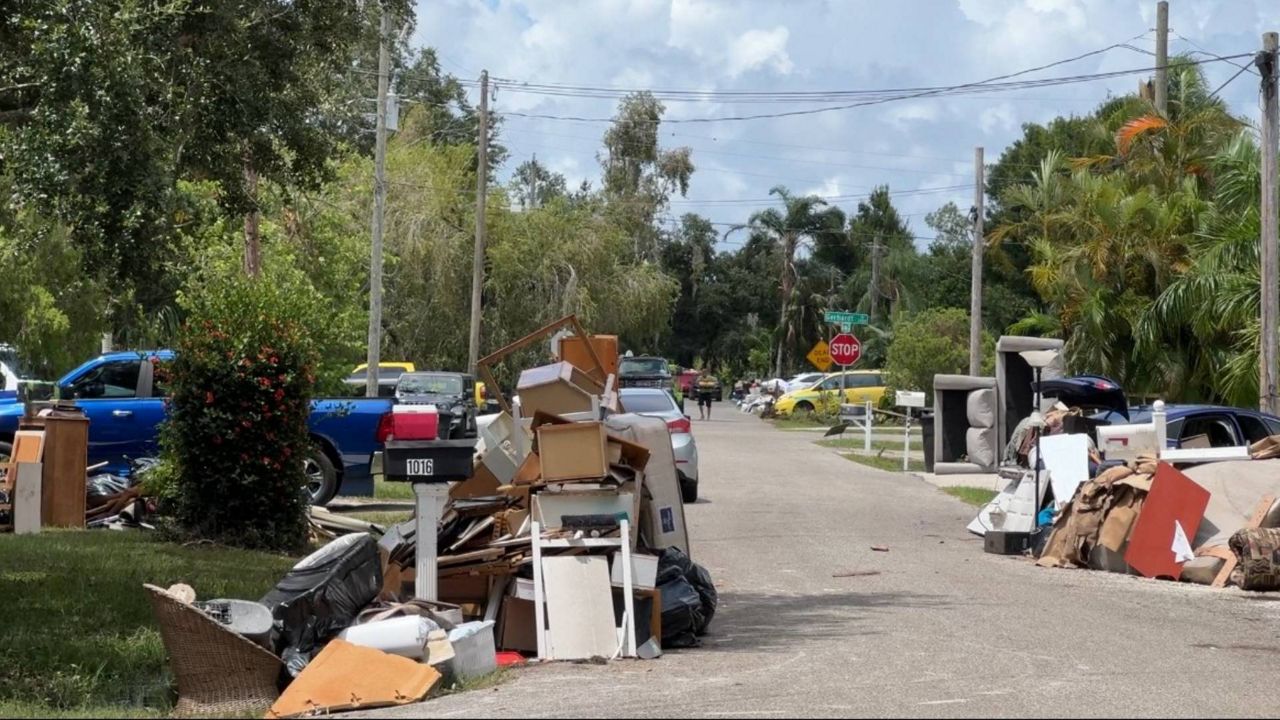 Homeowners and renters with losses from Hurricanes Milton and Helene may be eligible for FEMA financial assistance for displacement, basic home repairs, personal property losses and other uninsured or underinsured disaster-caused expenses. (Spectrum News/Saundra Weathers)