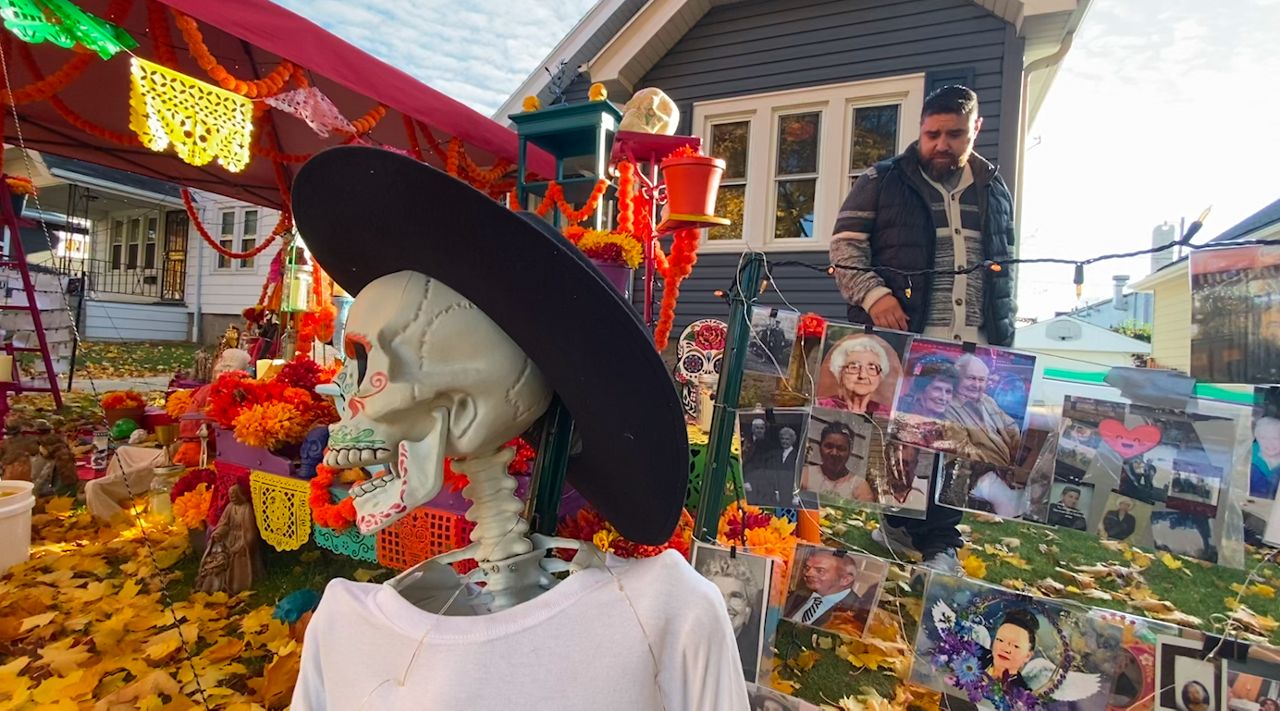 Milwaukee man’s Day of the Dead altar draws in community members