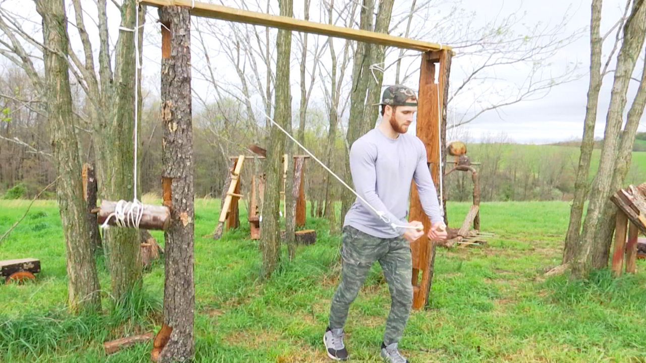 Ohio Man Builds Outdoor Lumber Jacked Gym