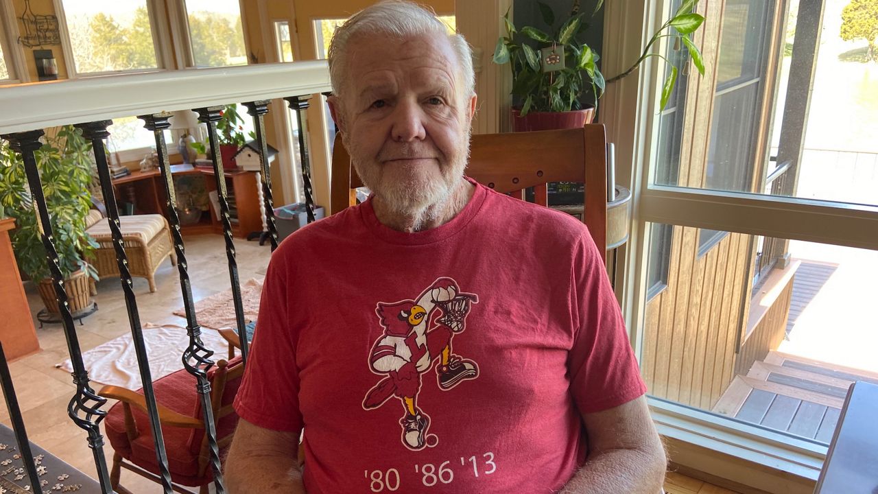 Former UofL basketball coach Denny Crum. (Spectrum News KY/Adam K. Raymond)