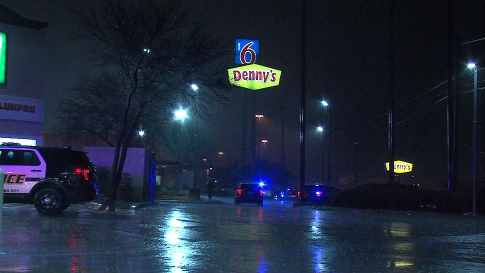 A teen was shot in the parking lot of Denny's on Feb. 23, 2018. 