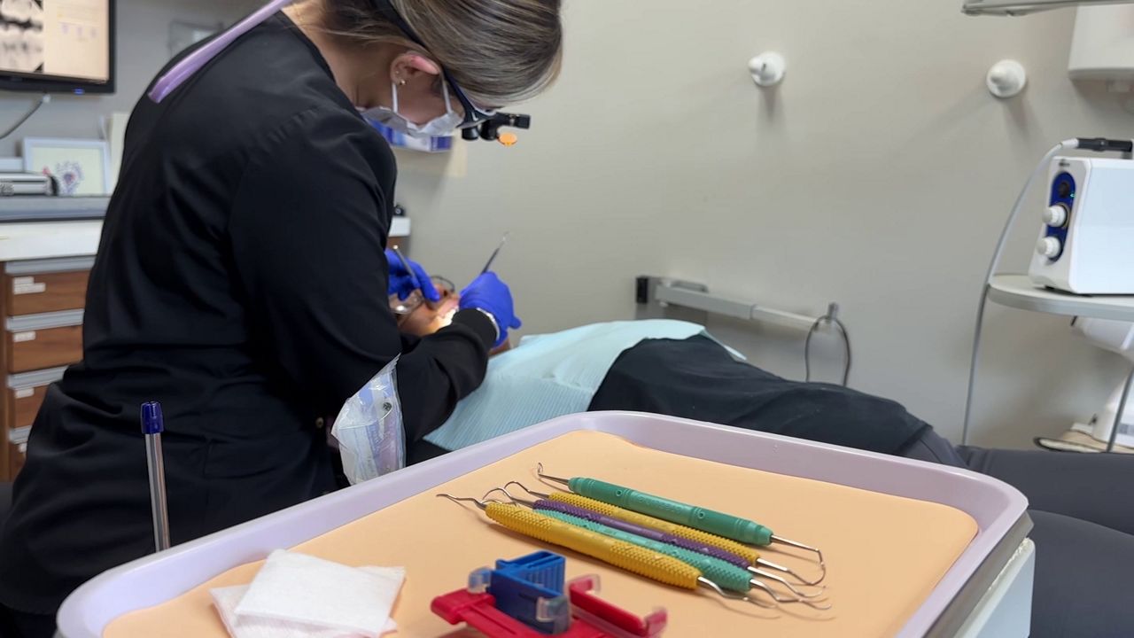 Dental procedures requiring general anesthesia for young patients can carry added risks, said Dr. Charles Straughan, a Charlotte-based dentist. (Spectrum News 1/Jordan Kudisch)