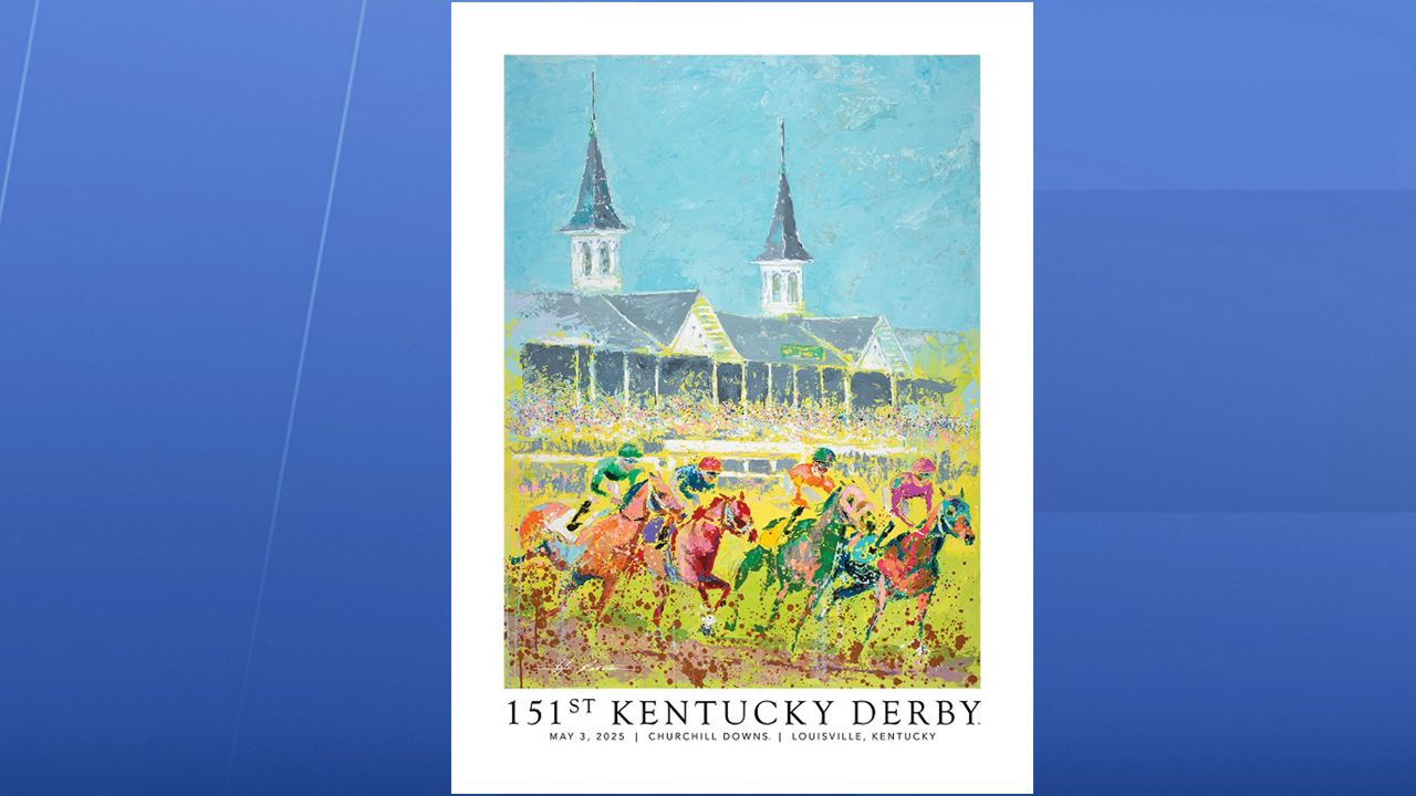 The official art of Kentucky Derby 151 is unveiled