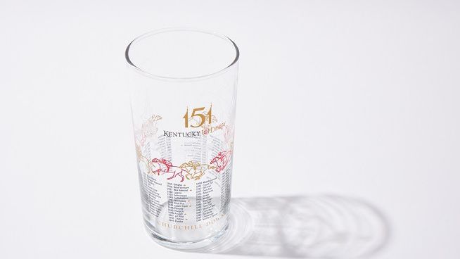 Check out the official Mint Julep Glass of Derby 151