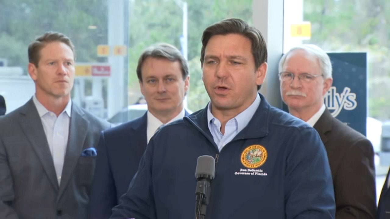 Gov. Ron DeSantis gas tax 