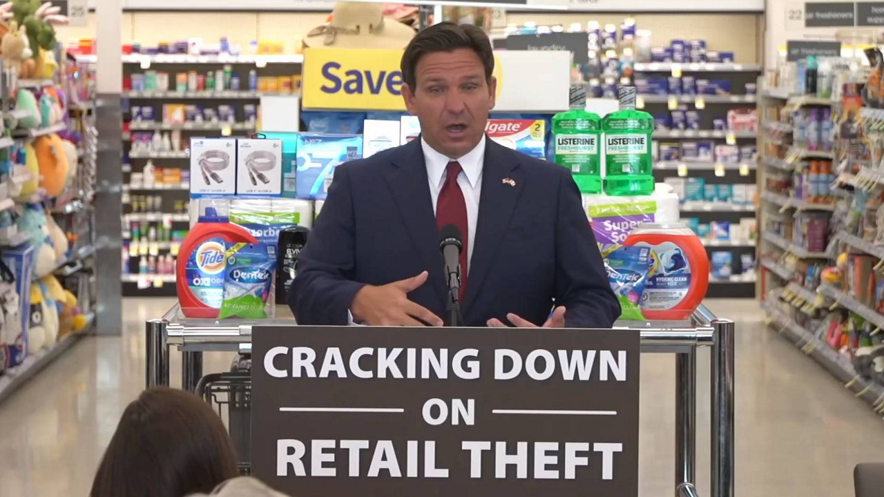 DeSantis signs bill to crack down on retail theft - Vimarsana News