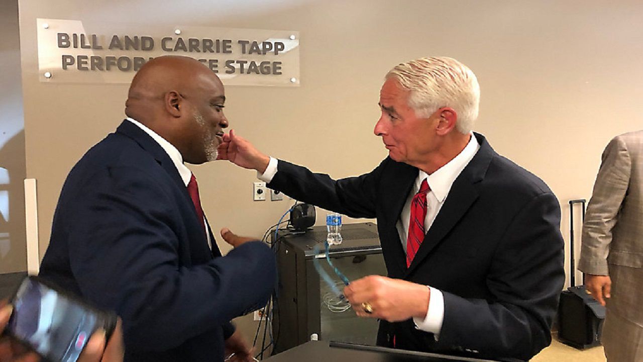 Desmond Meade and Charlie Crist say they'll continue to push to expand voting rights.
