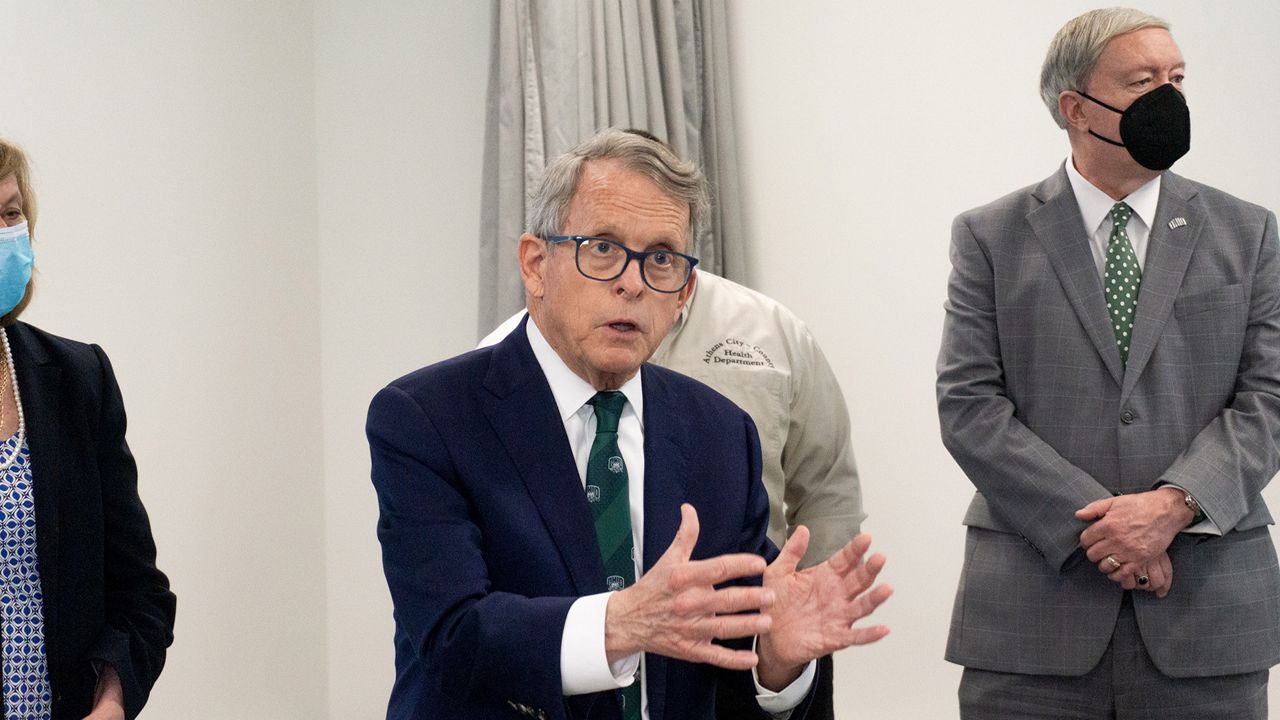 Gov. Mike DeWine made the announcement Wednesday.