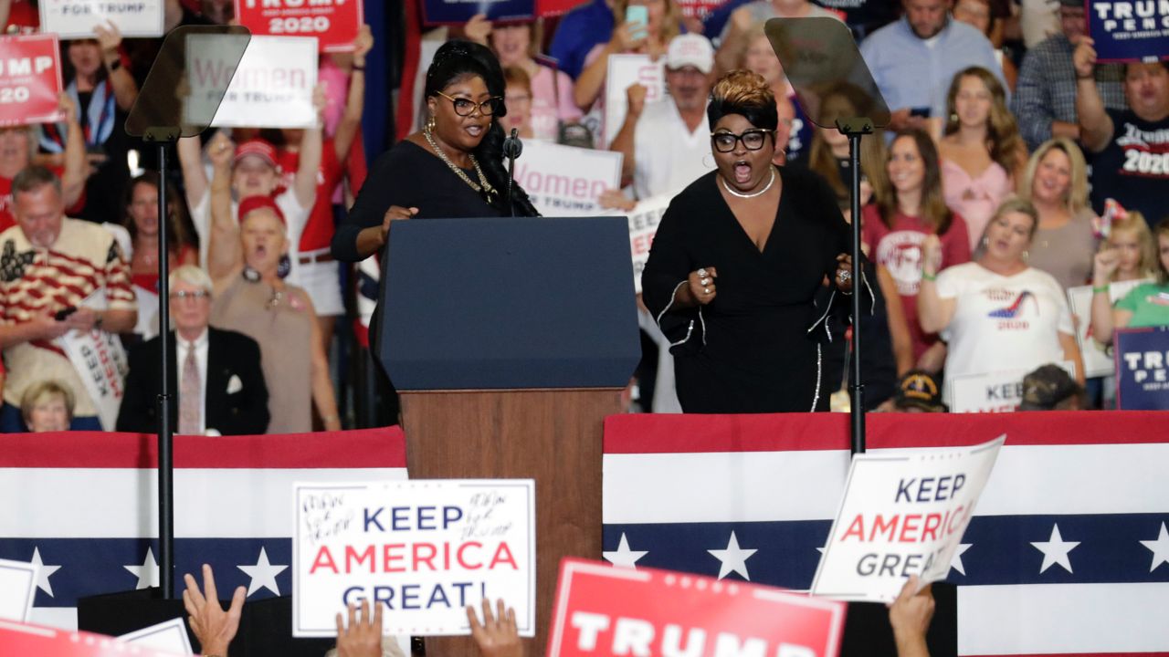 Lynette “Diamond” Hardaway and Rochelle “Silk” Richardson duo "Diamond and Silk" (AP)