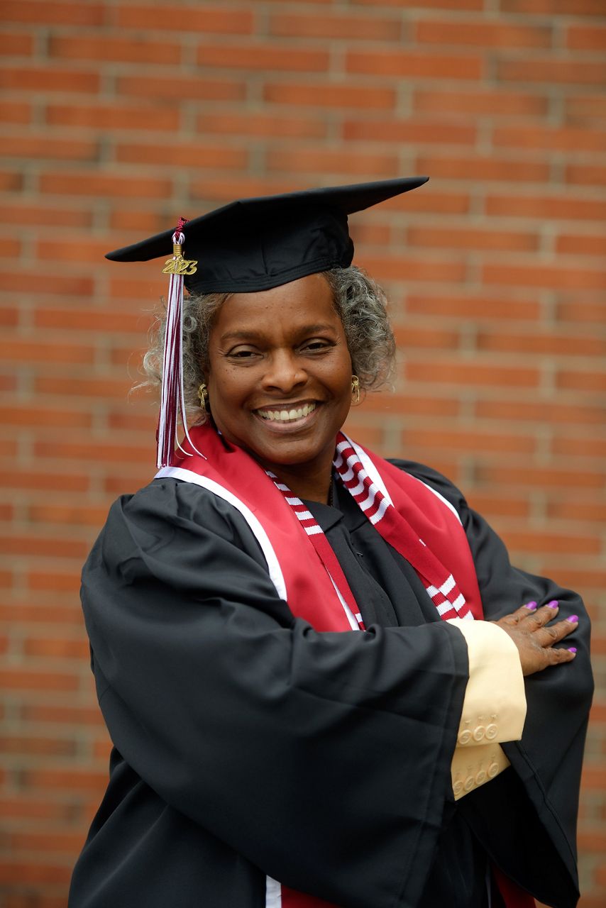 EKU student graduates shortly before 60th birthday
