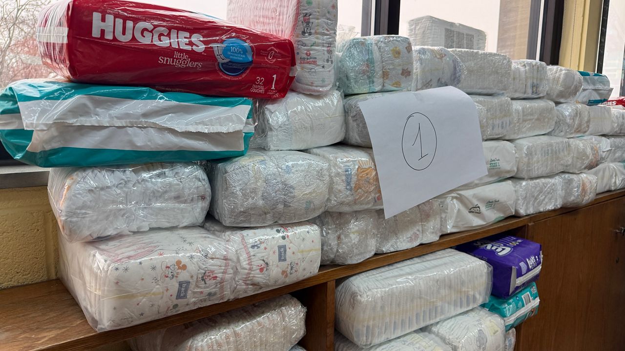 Americana Community Center diaper distribution