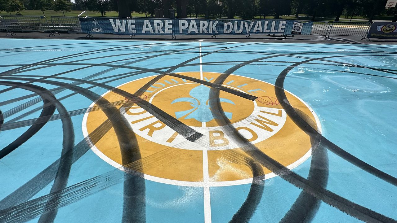 Shawnee Park Dirt Bowl basketball court vandalized; games will continue