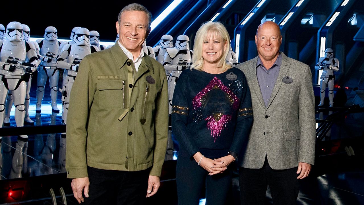 Bob Iger, left, takes over as Disney's CEO again after Bob Chapek, right, steps down (Courtesy Disneyland Resort)