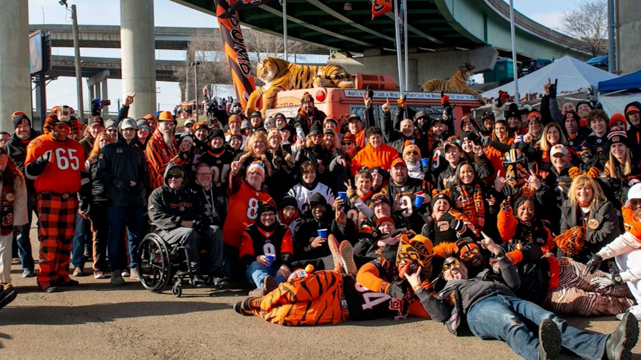 Bengals fans tailgating before a game. (Provided)
