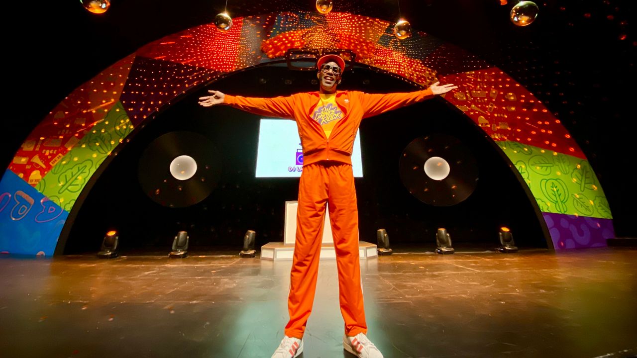 DJ Lance Rock is seen at A Very Awesome Yo Gabba Gabba! Live