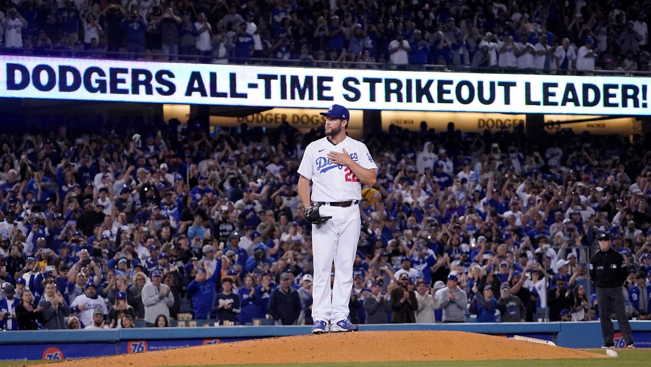 Dodgers' Clayton Kershaw takes the stage for another Game 1 start
