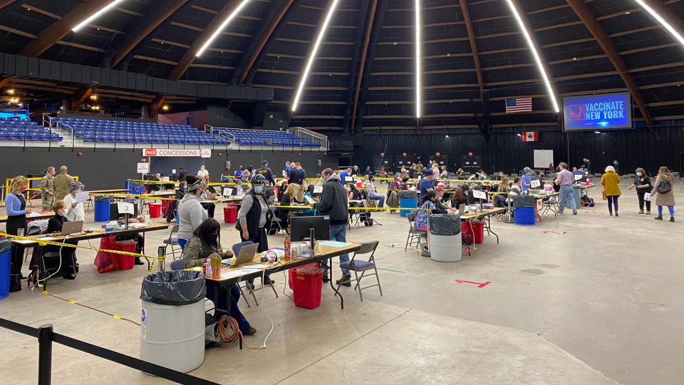 COVID19 Vaccination Clinic Opens at Henrietta Dome Arena