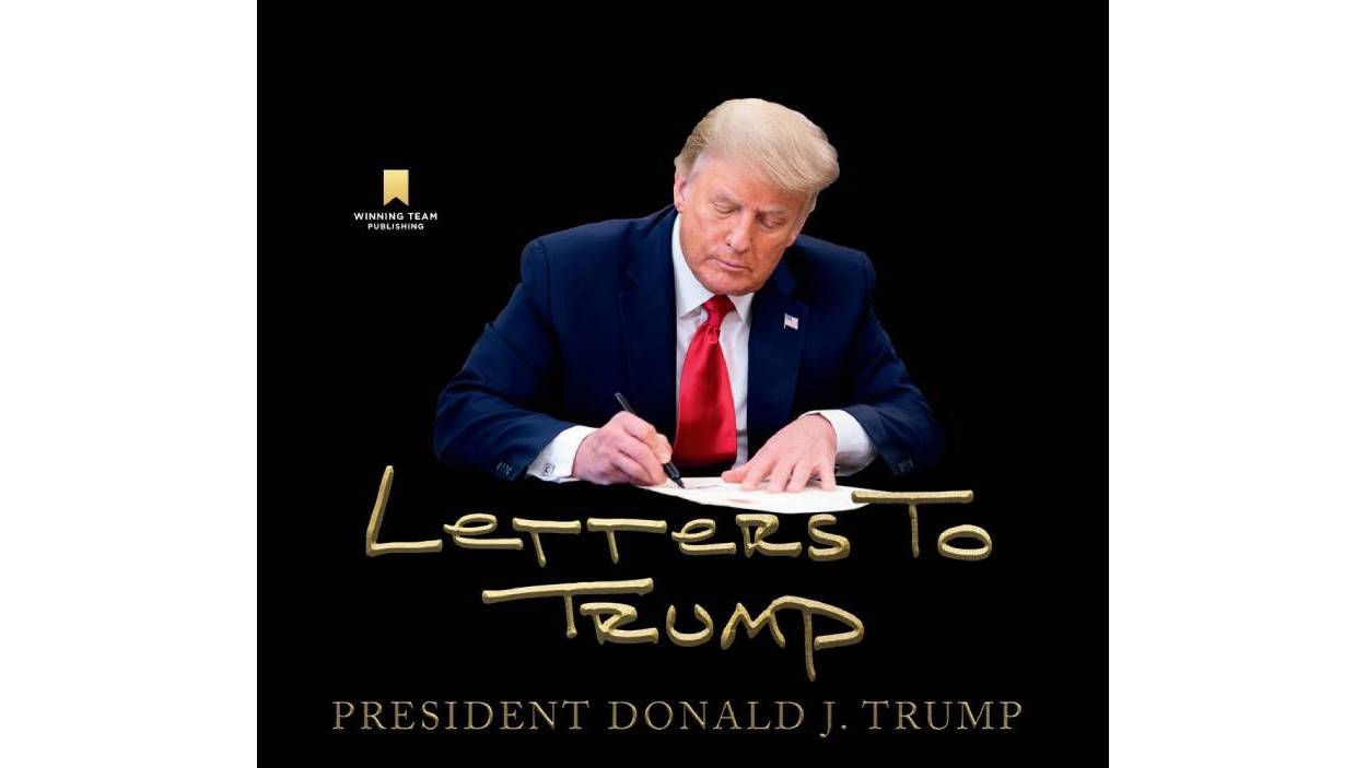 The cover of Donald Trump's forthcoming book "Letters to Trump"