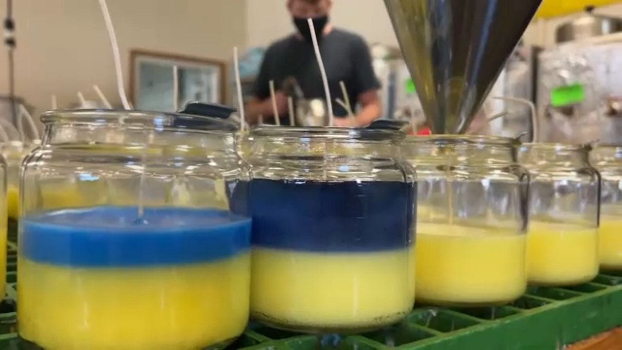 Door County Candle Co. gives update on Ukraine fundraiser
