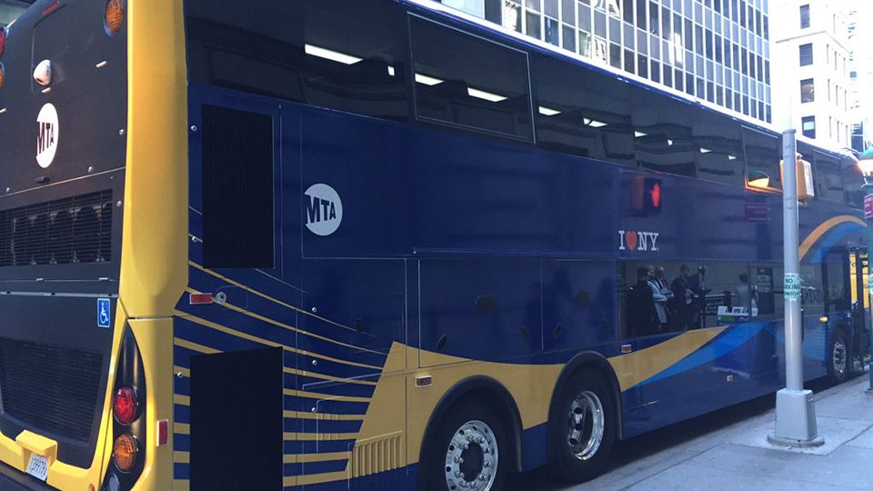 Double-decker buses MTA