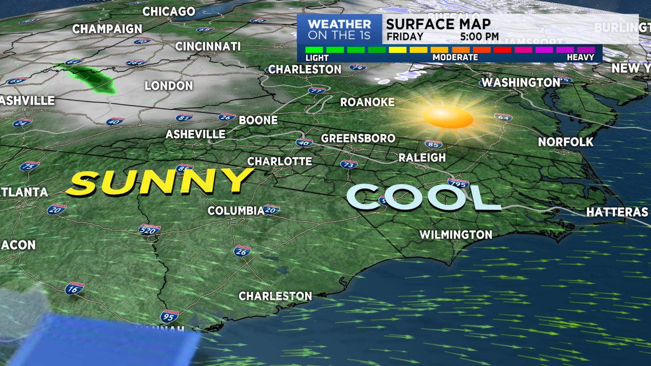 Sunshine Returns Friday