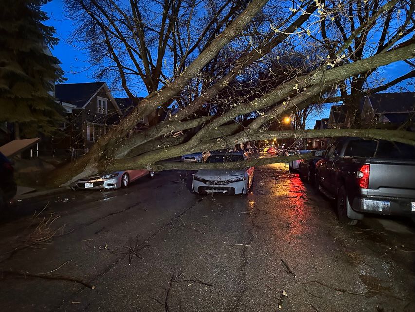PHOTOS: Strong thunderstorms produce damage across Wisconsin